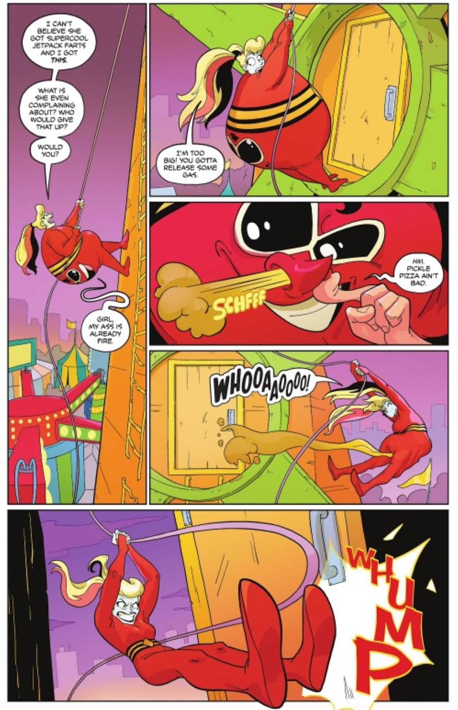 Harley Quinn Fartacular #1 plastic man 4