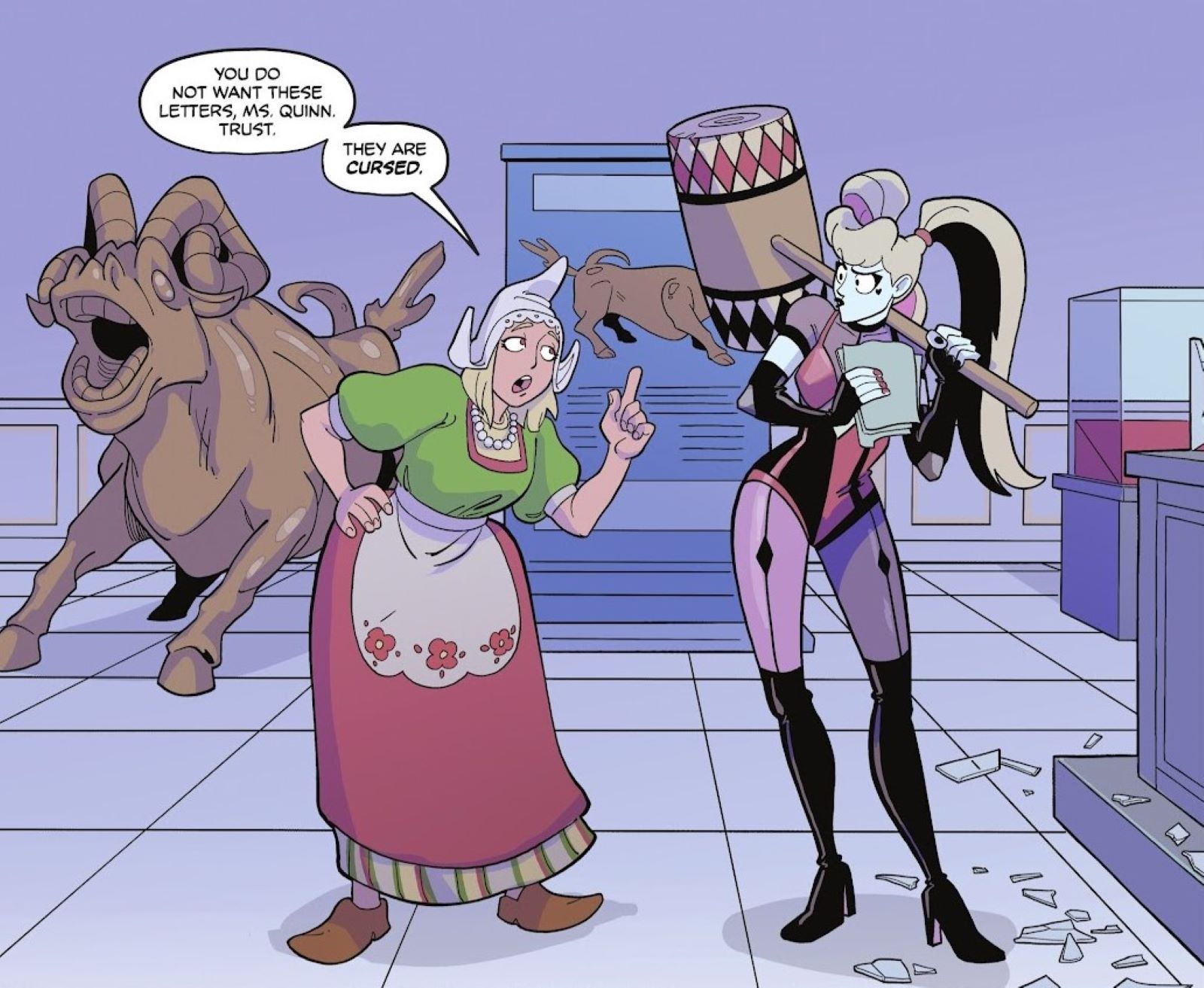 Harley Quinn Fartacular Silent but deadly #1 stripper 1