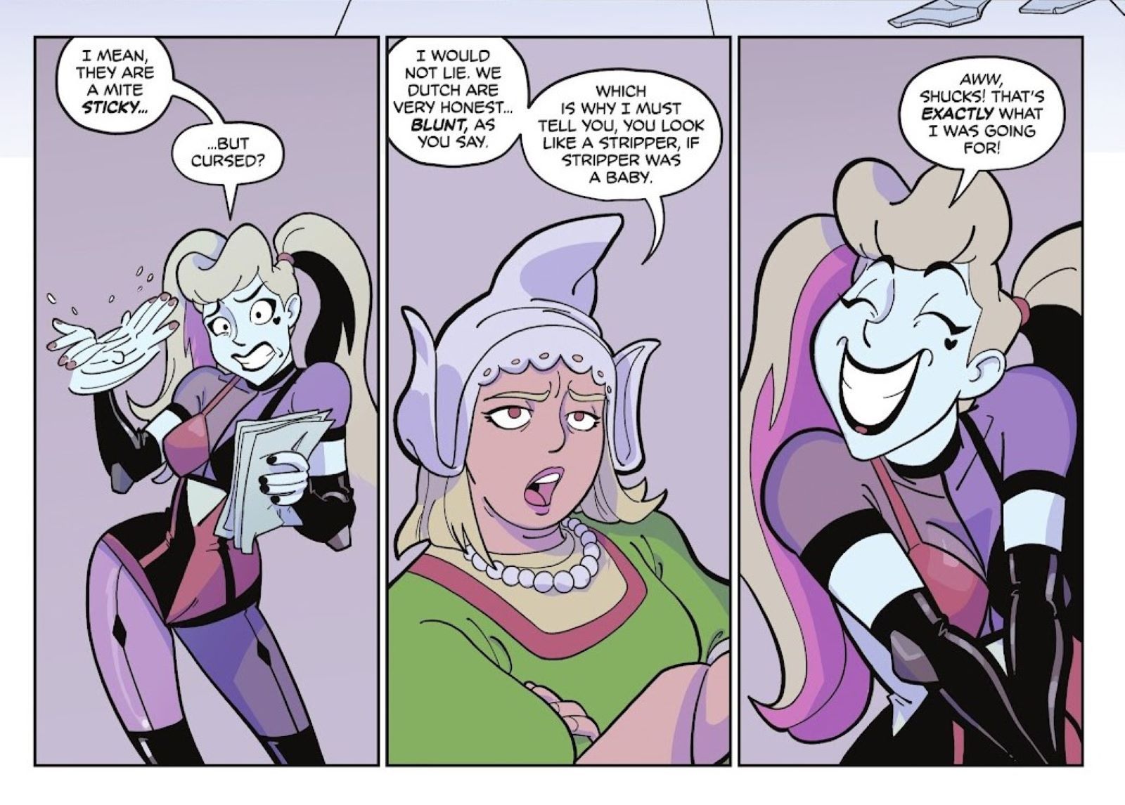 Harley Quinn Fartacular Silent but deadly #1 stripper 2