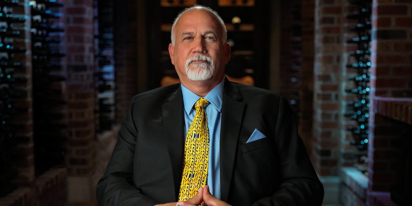 Million Dollar Secret season 1 Harry Donenfeld looking serious in a suit.