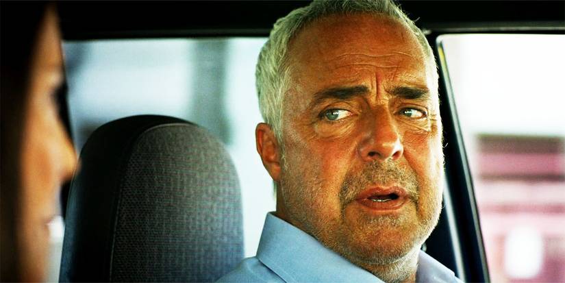 Harry talking to Honey, concerned, in Bosch Legacy