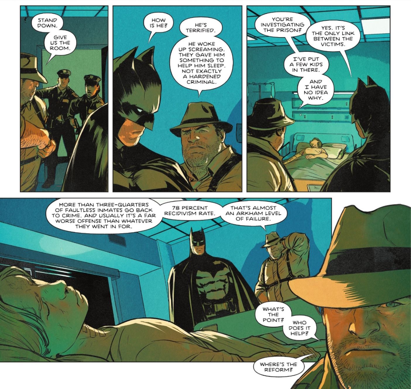 Harvey Bullock Admits Gotham City Has No Reform