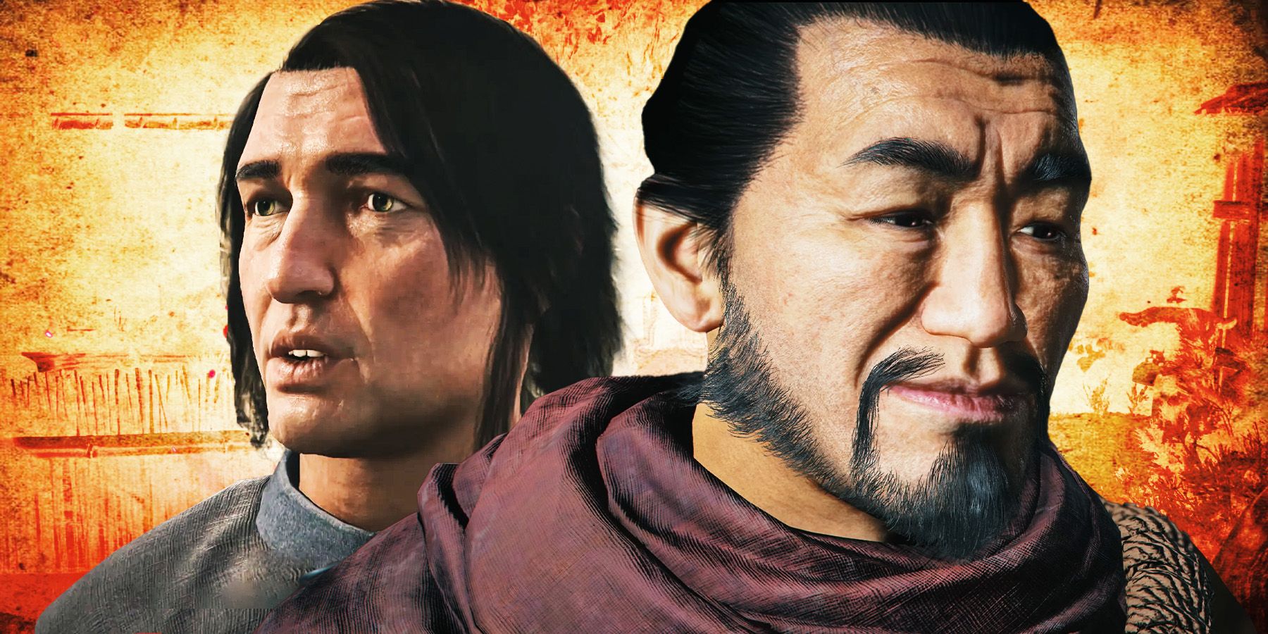 Hattori Hanzo and Alessandro Valignano from Assasin&rsquo;s Creed Shadows