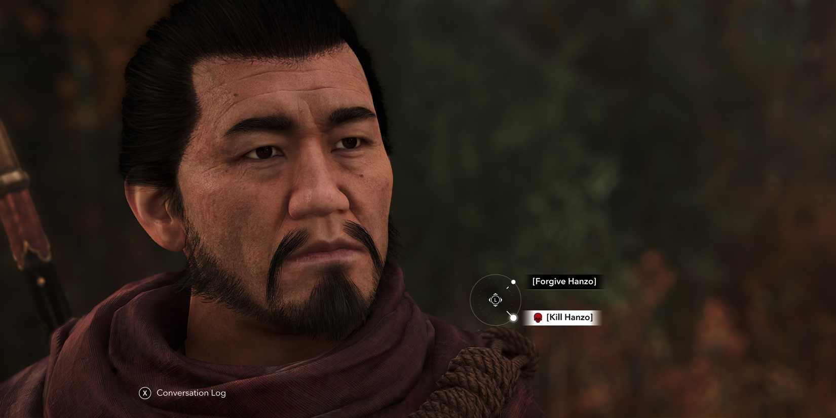 Choice to forgive or kill Hattori Hanzo in Assassin's Creed Shadows