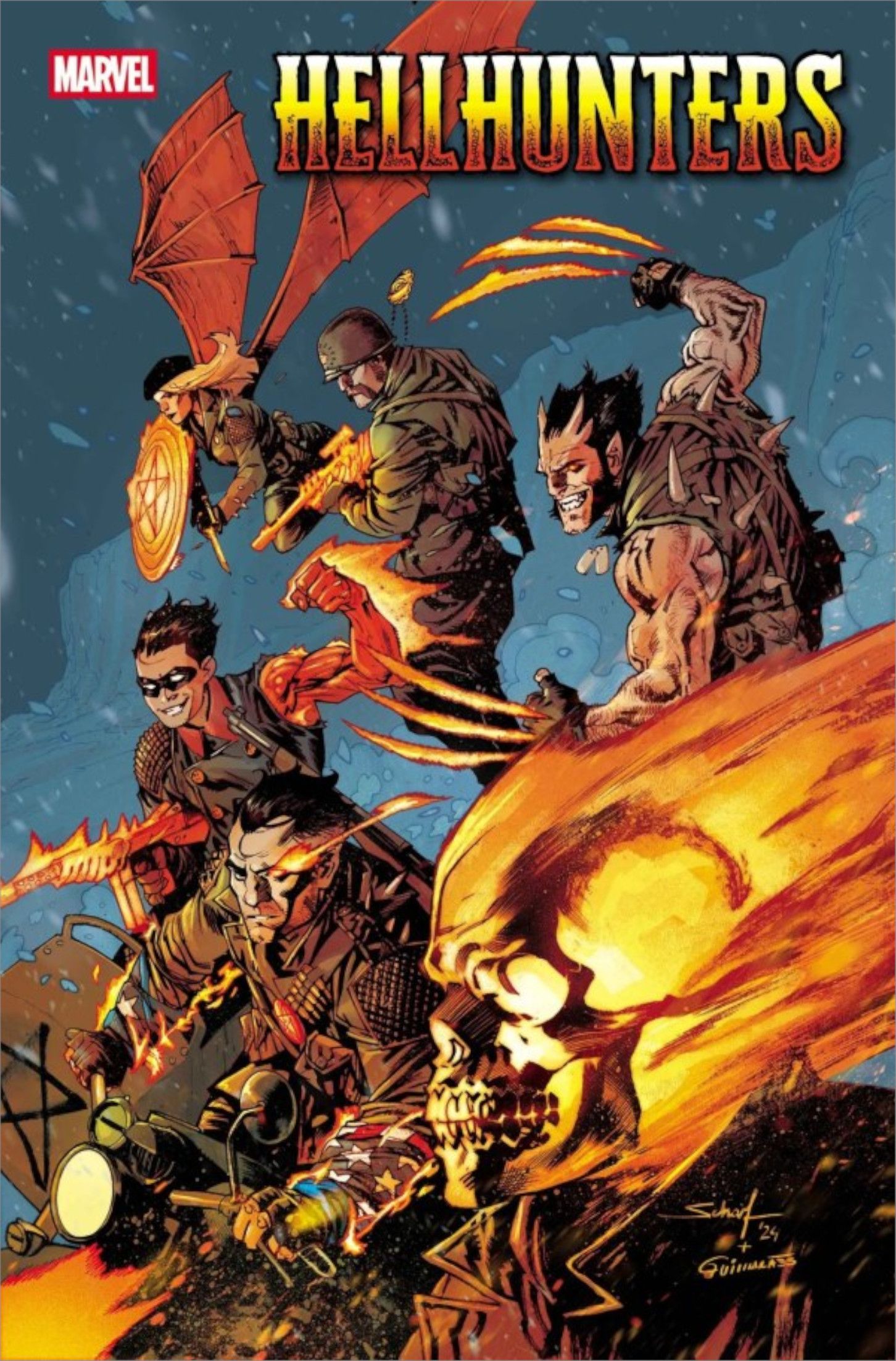 Hellhunters #4 Cover The team leaps into action with new powers
