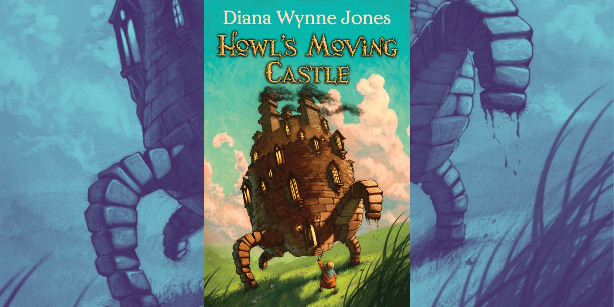 The cover of Diana Wynne Jones' Howl&rsquo;s Moving Castle
