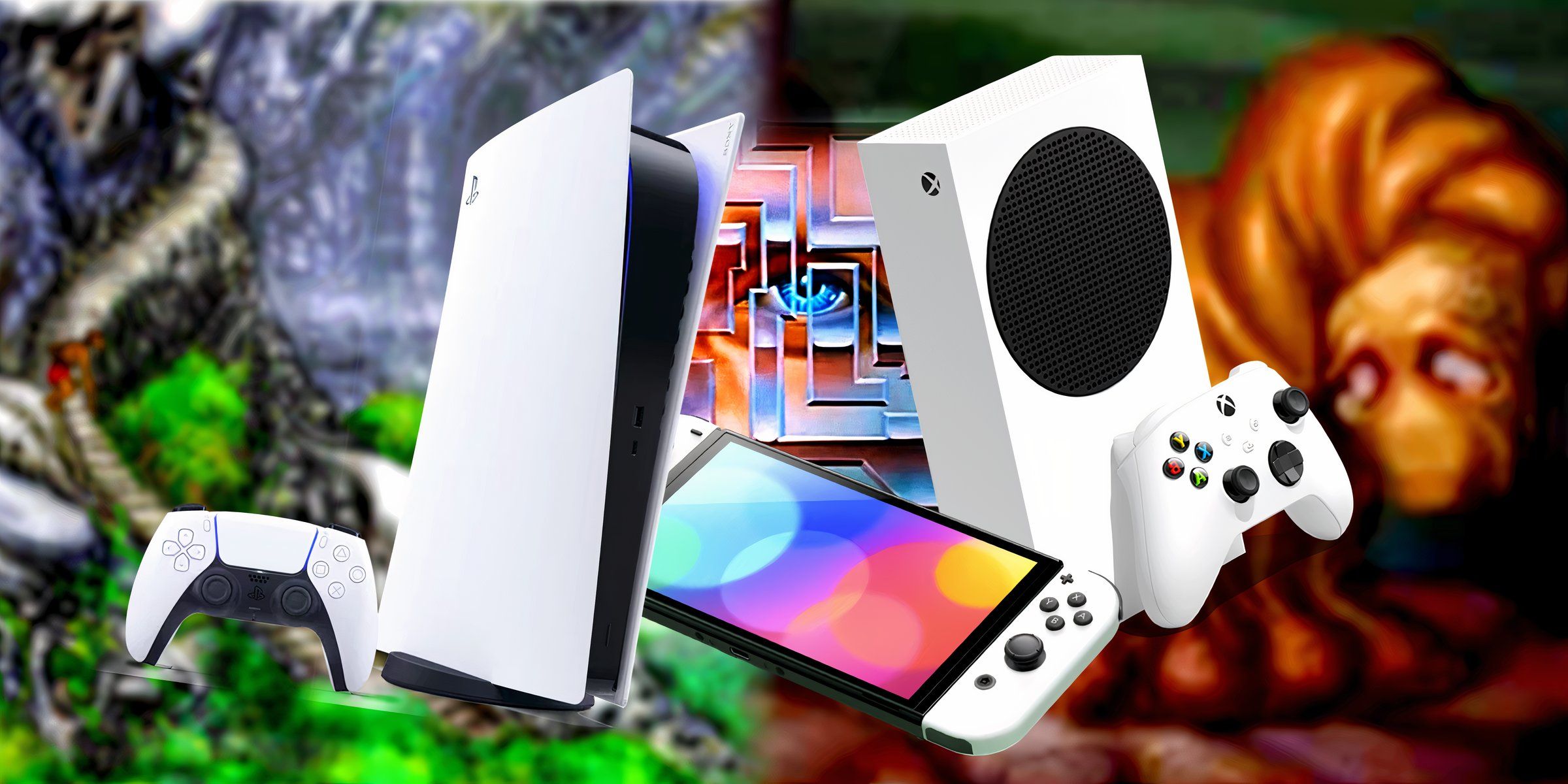I have no mough and I must scream screenshots with various consoles