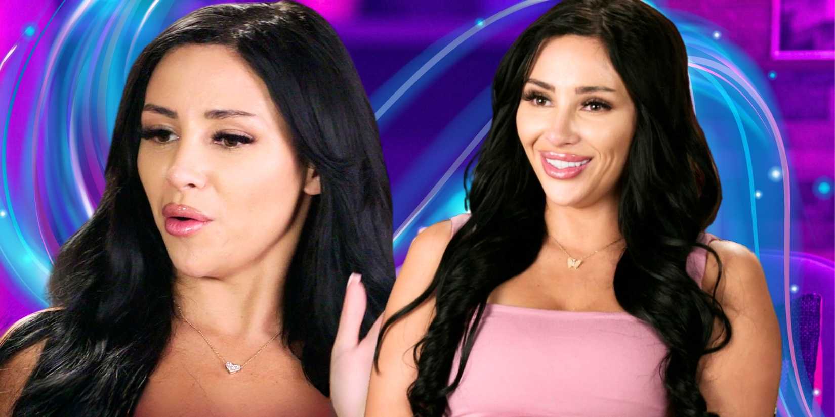 90 Day Fiancé’s Sophie Sierra with different expressions in a montage image.