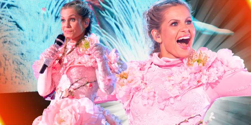 Candace Cameron Bure reveal as Cherry blossom in the masked singer season 13
