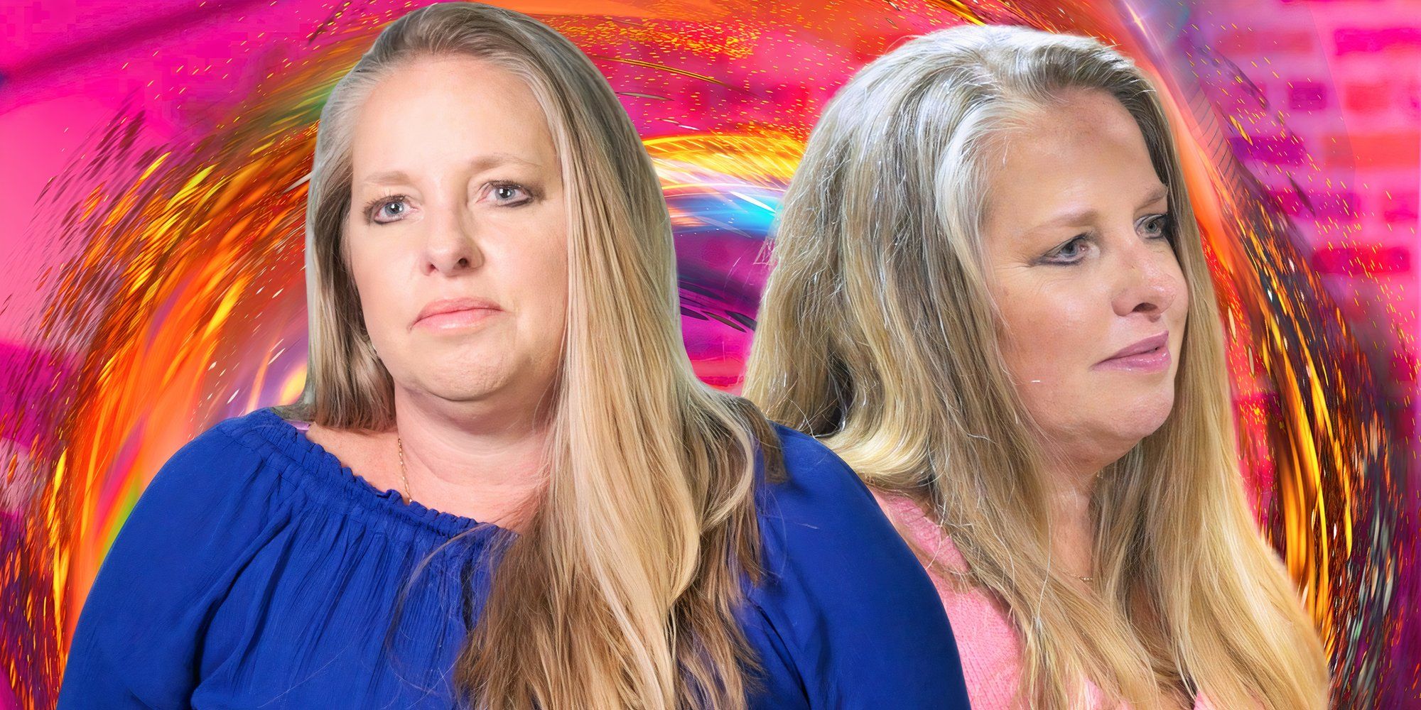 Kim Plath Welcome To Plathville montage with multicolored background