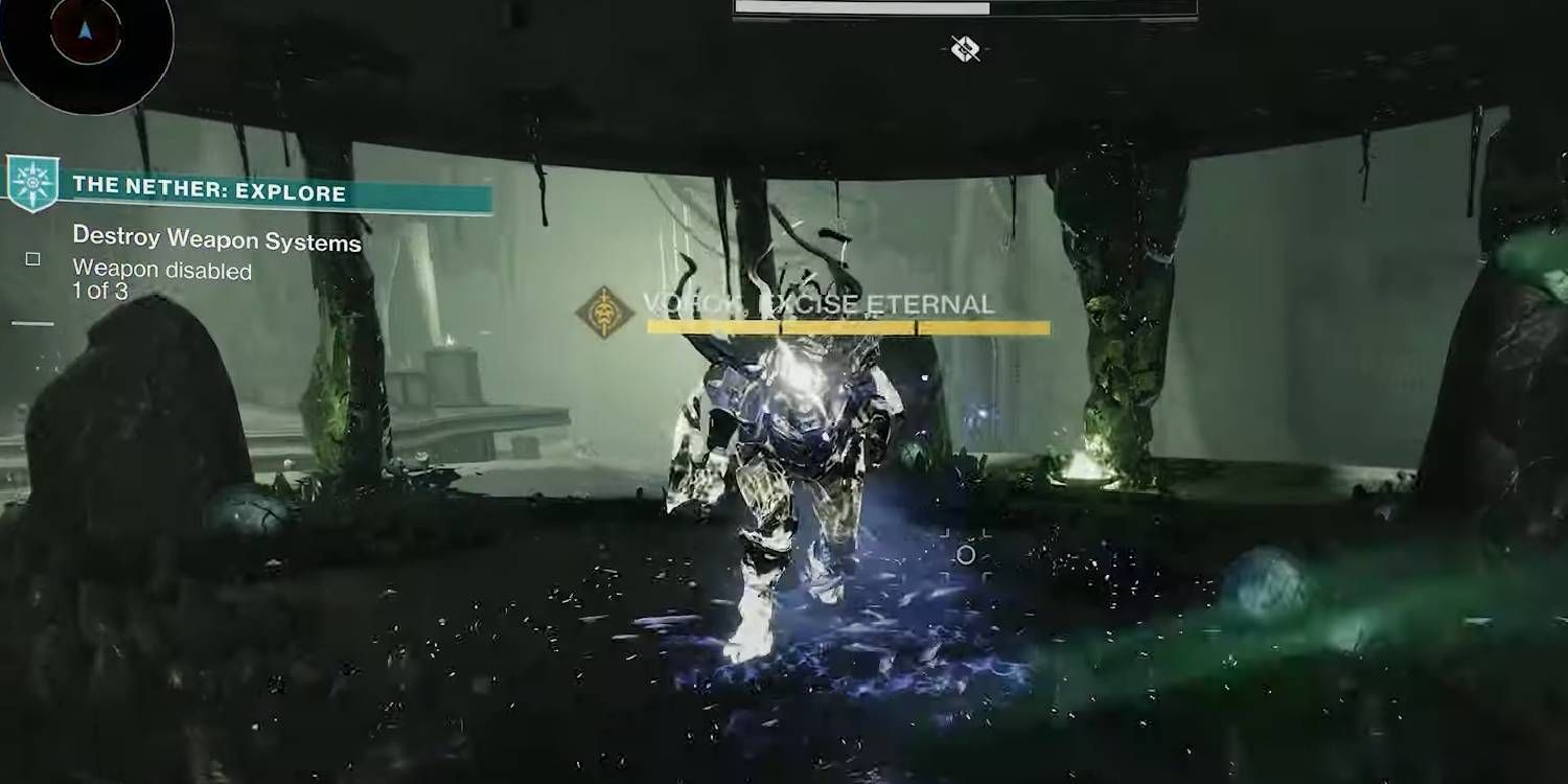 Destiny 2 fighting Vorok, Excise Eternal secret boss in The Nether&rsquo;s Hall of Souls area