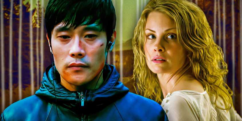 A collage of characters from I Saw the Devil and The Last House on the Left.