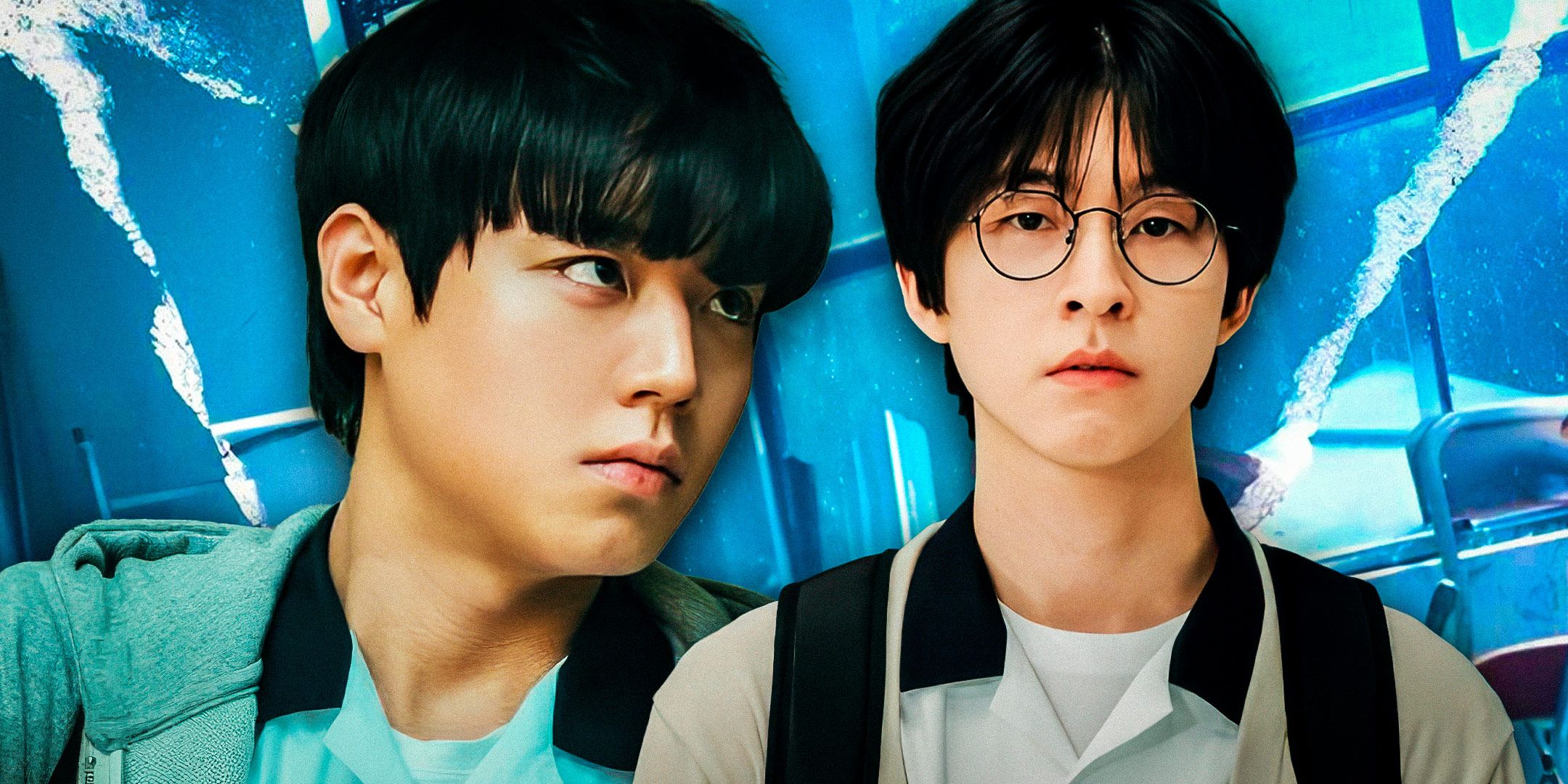 Park Ji-hoon and Hong Kyung in Weak Hero Class 1