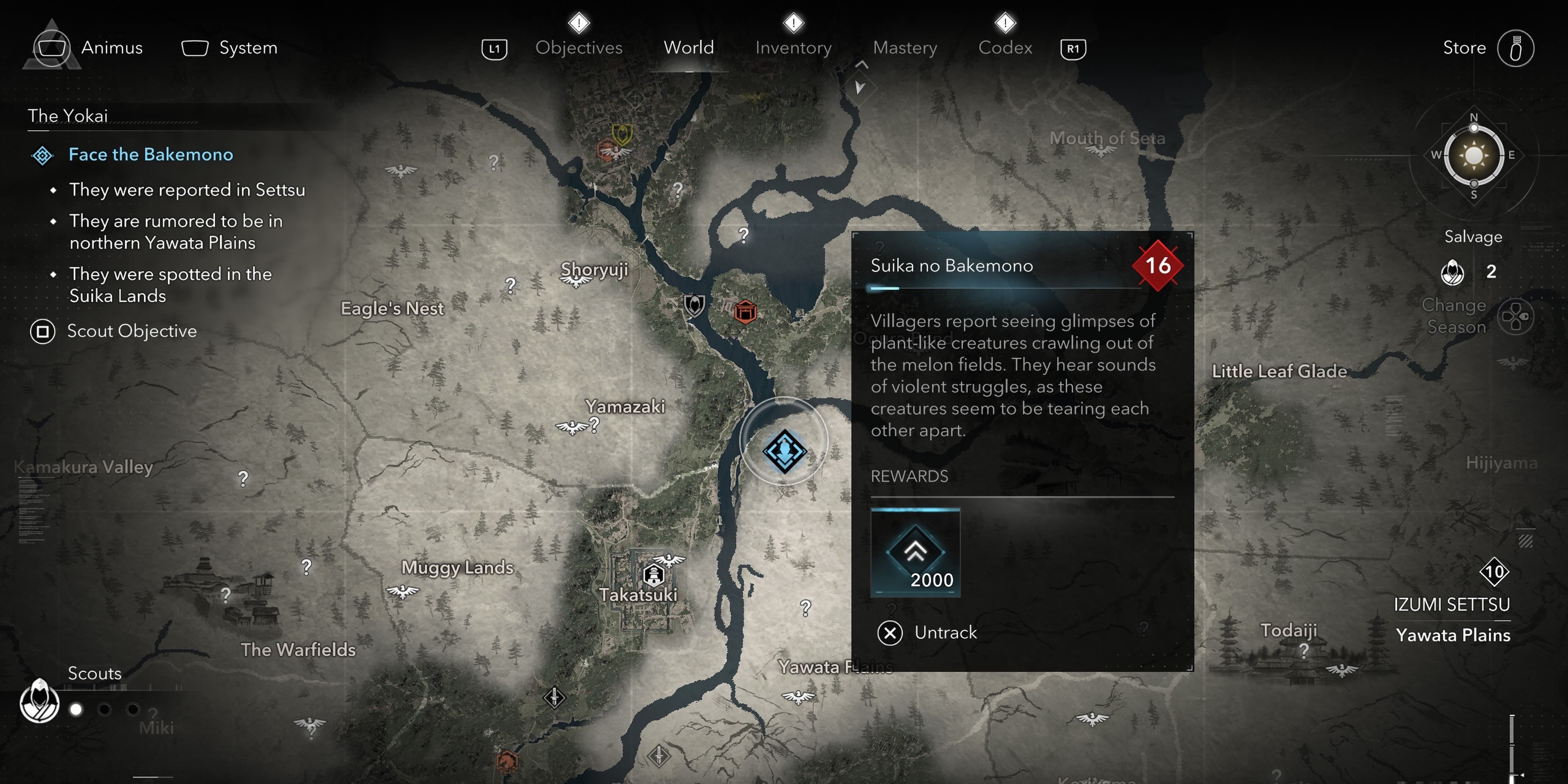 Suika no Bakemono location in Assassin&rsquo;s Creed Shadows