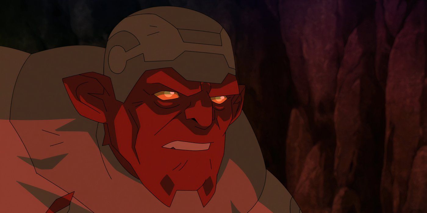 Invincible Season 3 Damien Darkblood eyes glowing