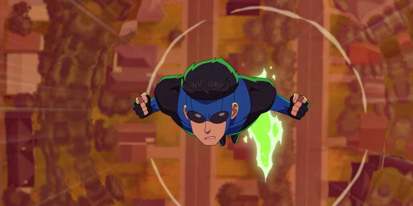 Invincible flying in season 3 episode 7