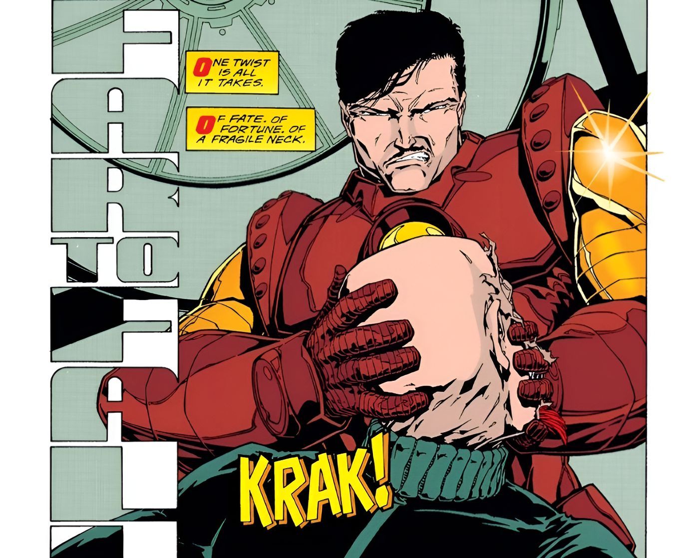 Iron Man Snaps Machine-Smith&rsquo;s Neck