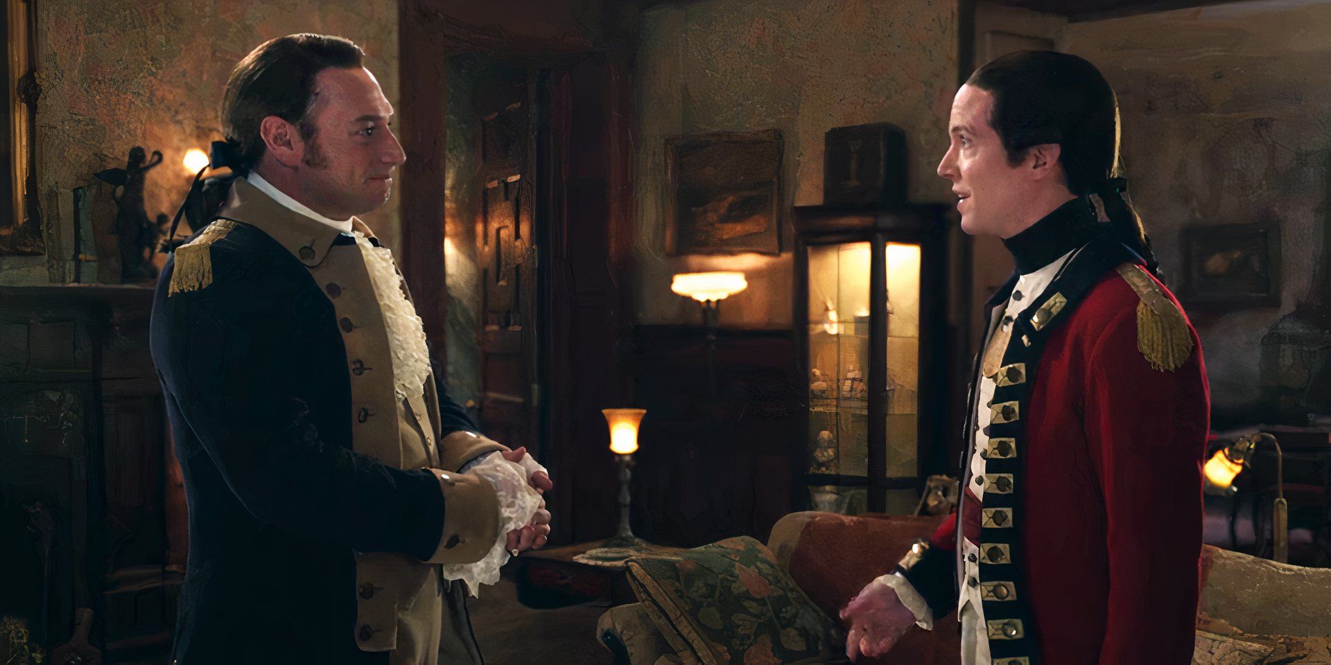 Isaac tells Nigel white lie in Ghosts season 4 episode 16
