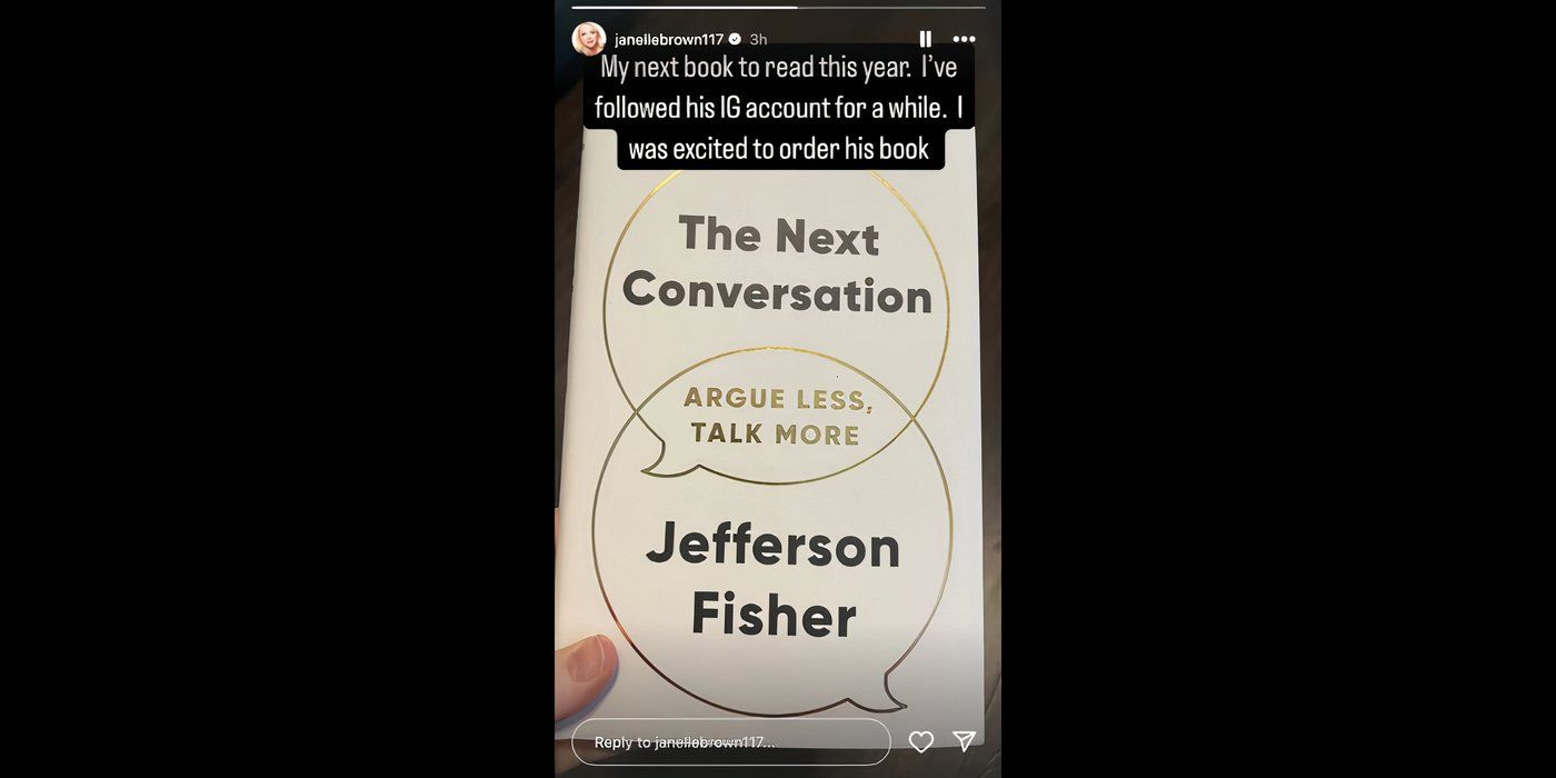 Janelle Brown&rsquo;s Instagram story from March 21 promoting a book
