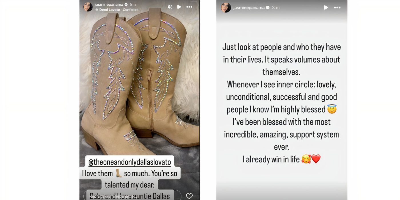 Jasmine Pineda in 90 Day Fiance on Instagram Stories about Dallas Lovato