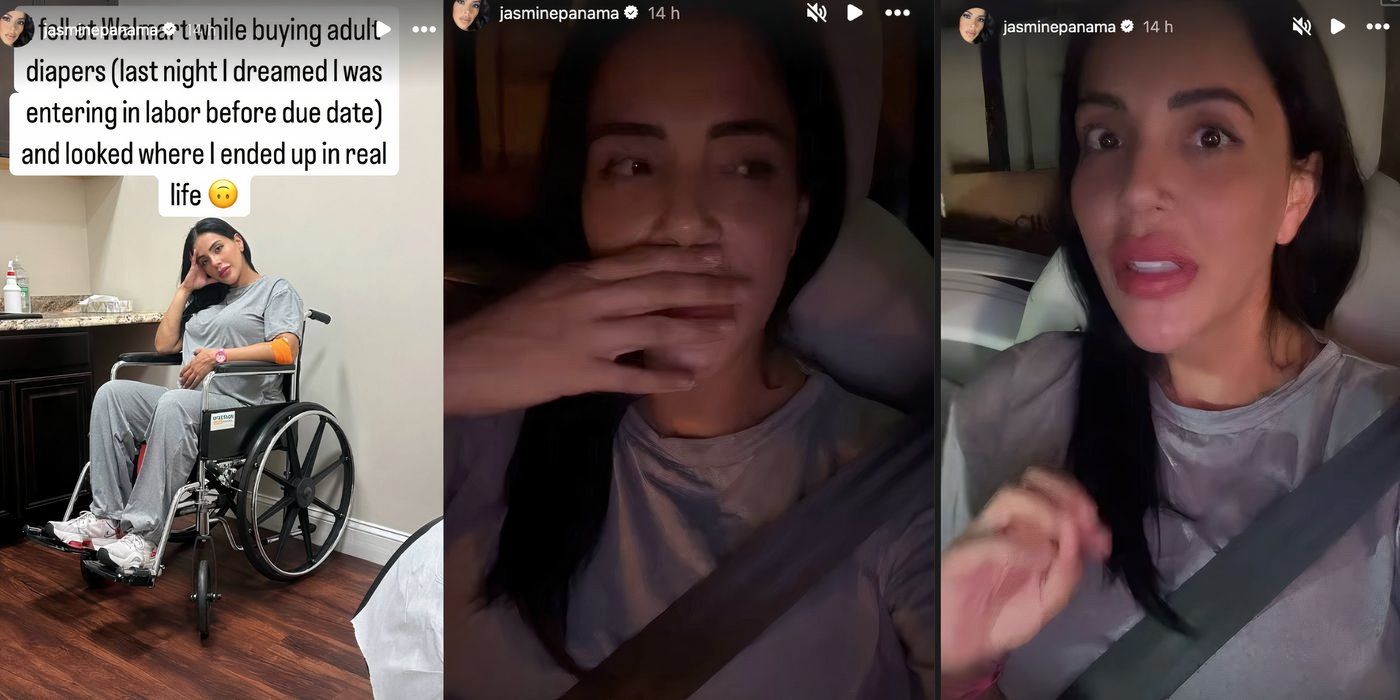 Jasmine Pineda in 90 Day Fiance on Instagram Stories from hospital