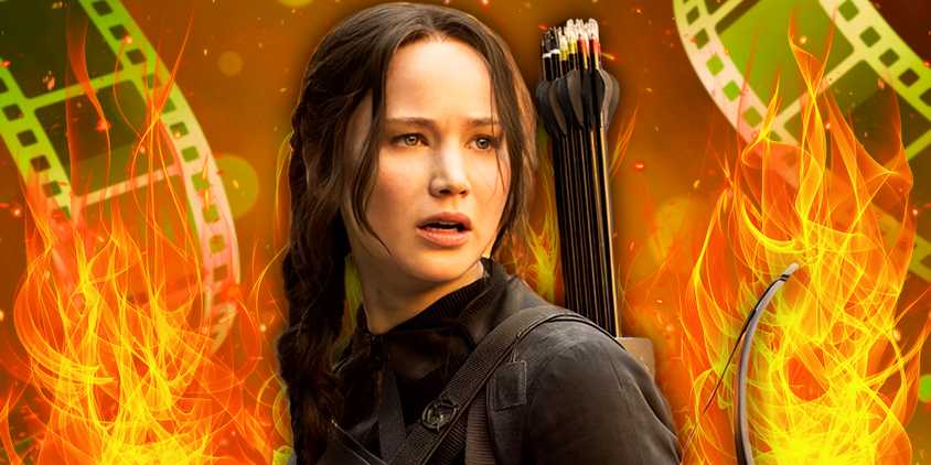 Jennifer Lawrence in The Hunger Games