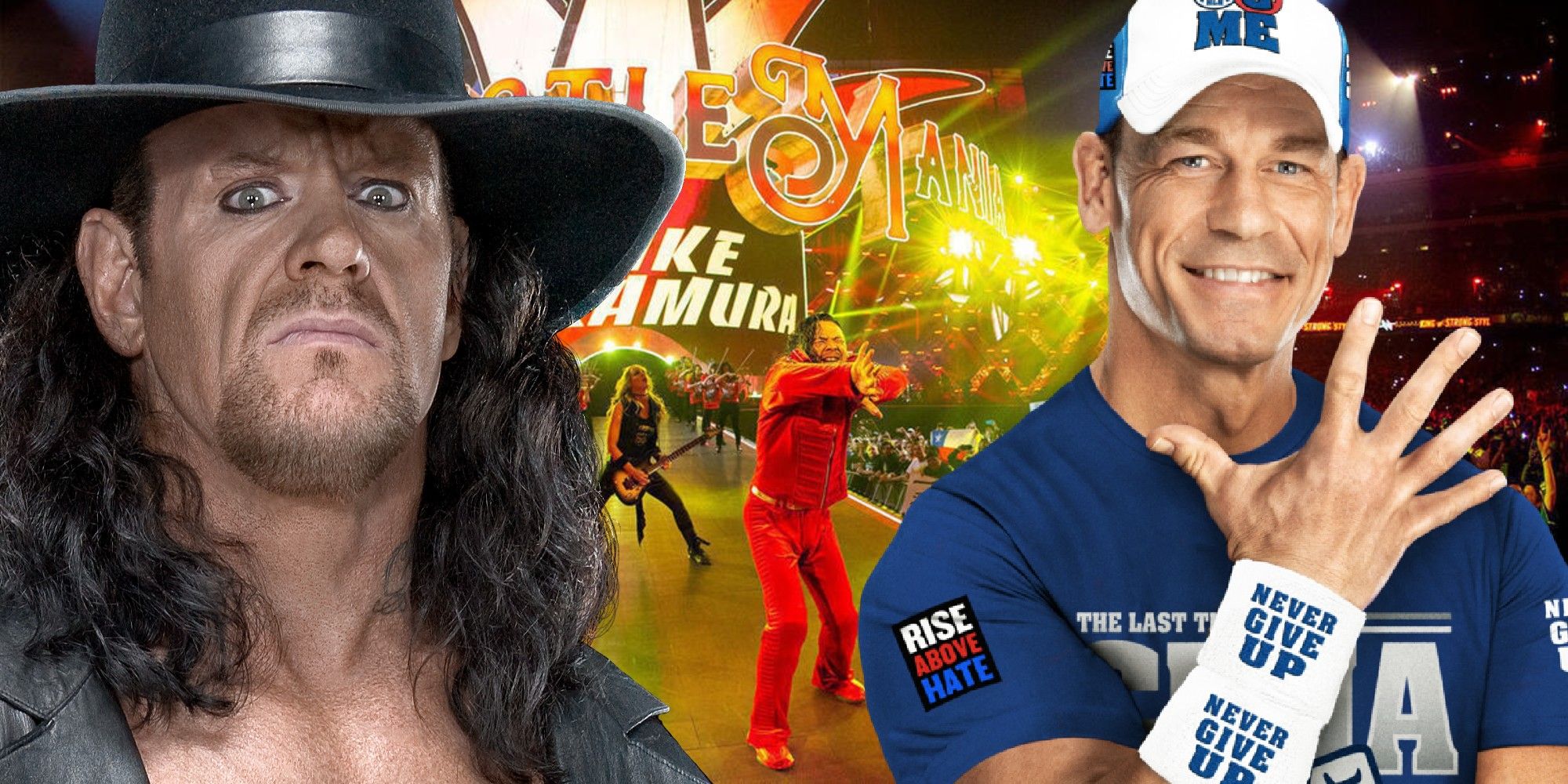 John Cena Shinsuke Nakamura The Undertaker wwe feature