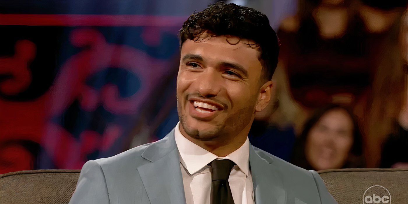 The Bachelorette's Jonathan Johnson smiling in a gray suit Bachelor In Paradise