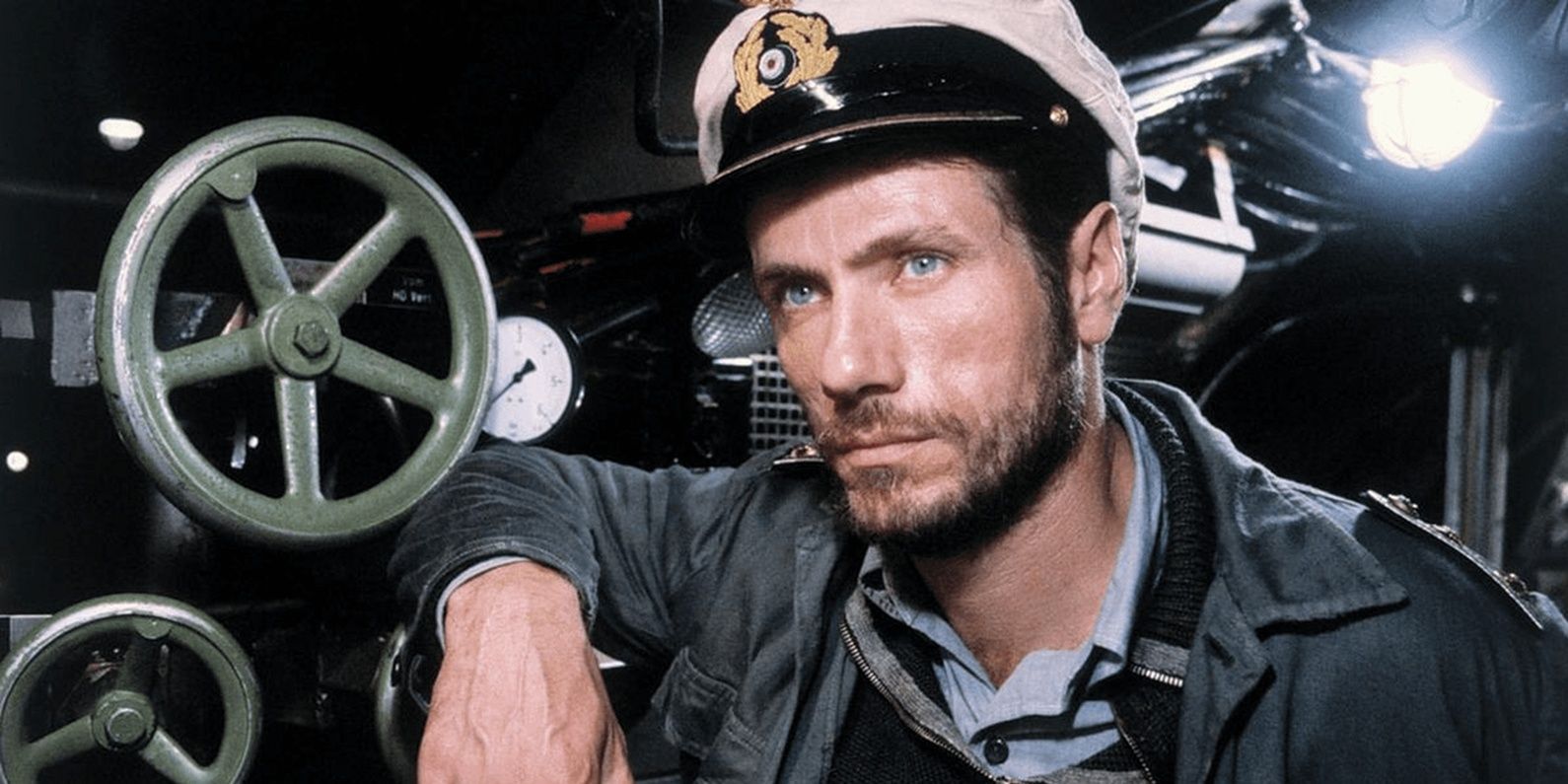 Jurgen Prochnow on the submarine in Das Boot