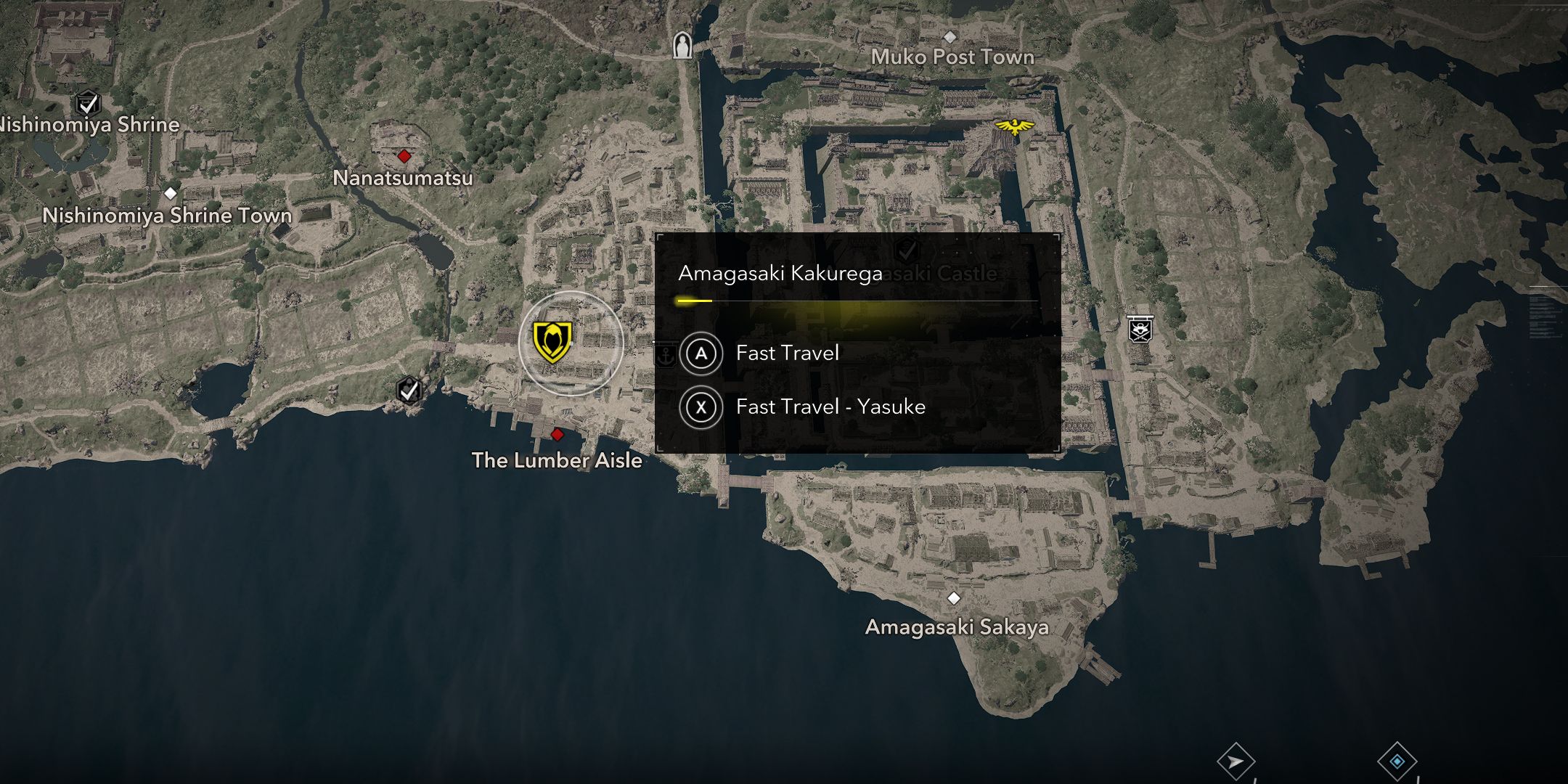Kakurega Map Assassin&rsquo;s Creed Shadows