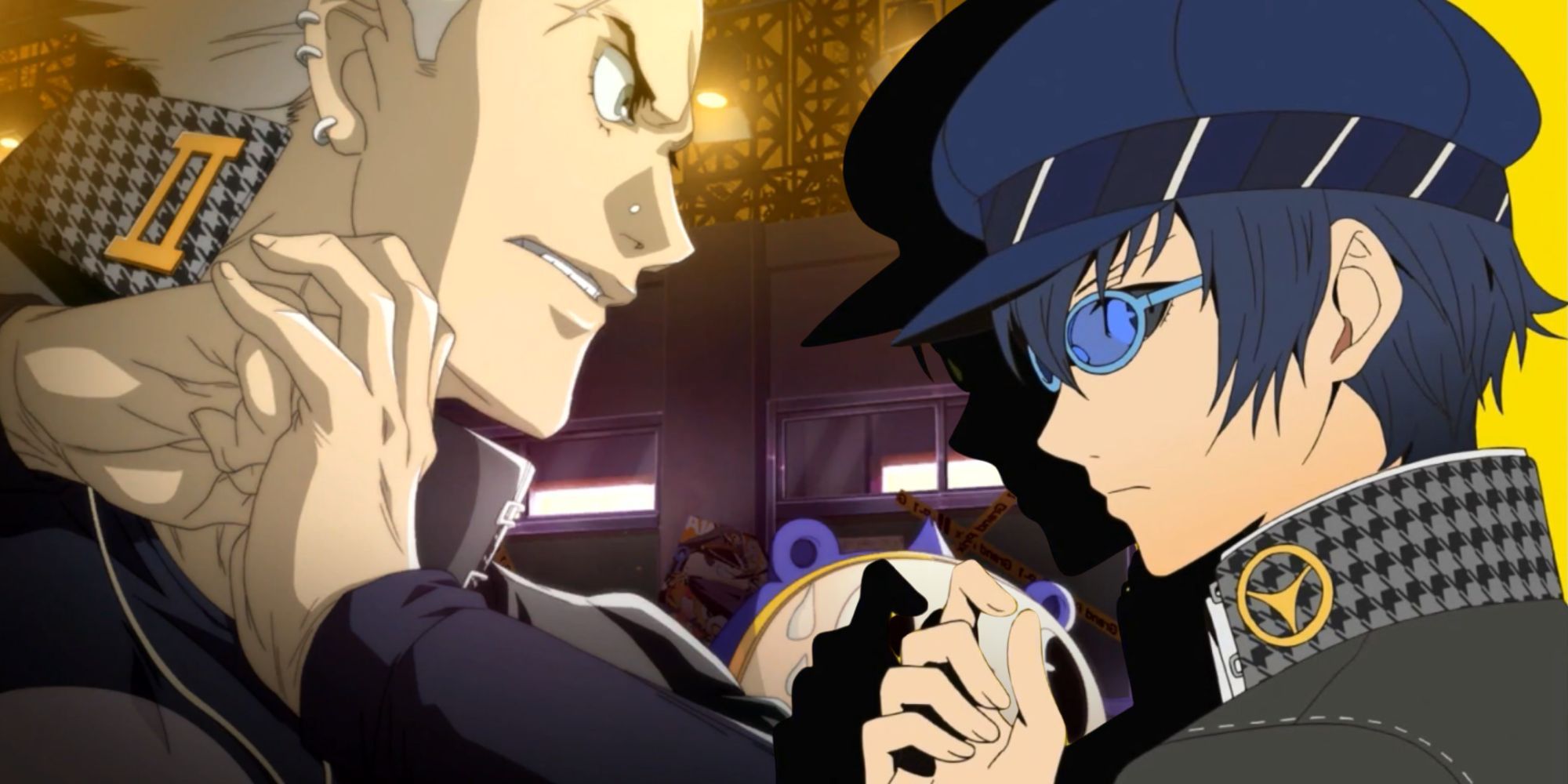 Kanji Tatsumi and Naoto Shirogane from Persona 4