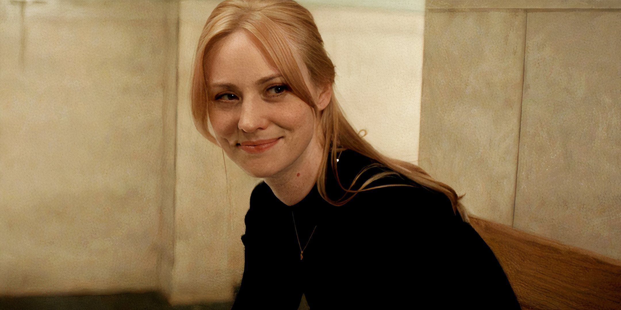 Karen Page smiles in Daredevil Born Again