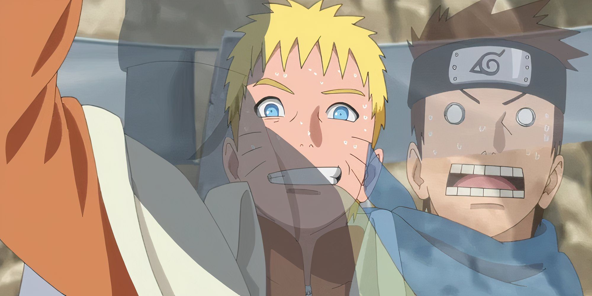 Konohamaru attending Hokage ceremony as Naruto
