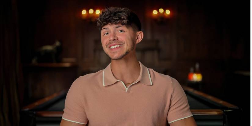 Million Dollar Secret season 1 Kyle Wimberley smiling during the promo shoot