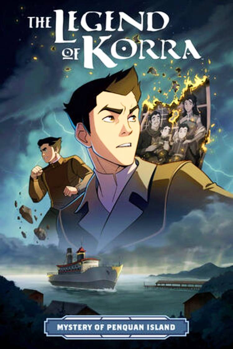 Legend of Korra, Mystery of Pequan Island trade paperback cover