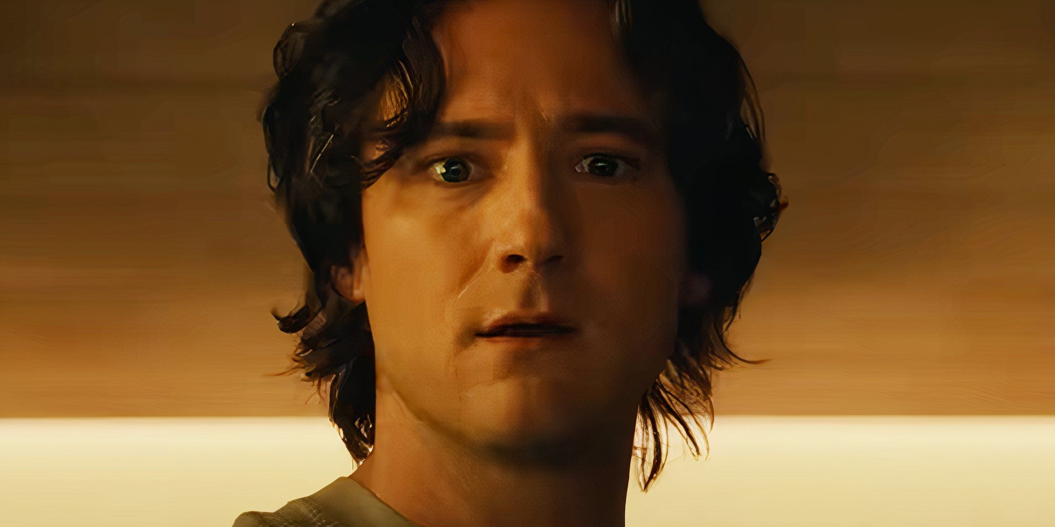 Lewis Pullman as Bob looking at the camera in Thunderbolts* trailer