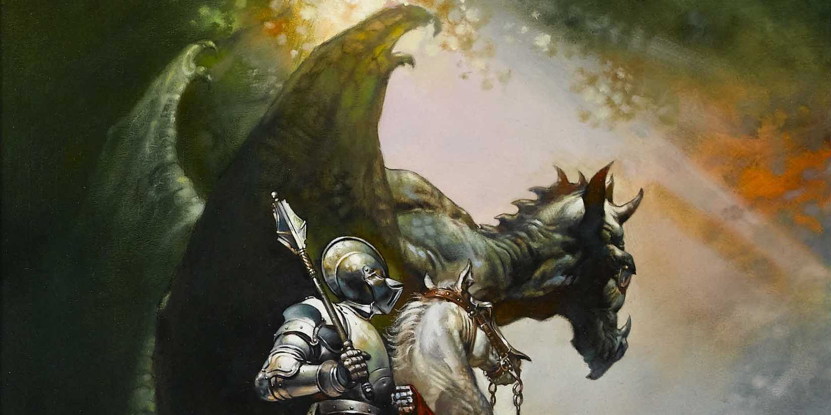 The Dragon and the George, painting by Boris Vallejo