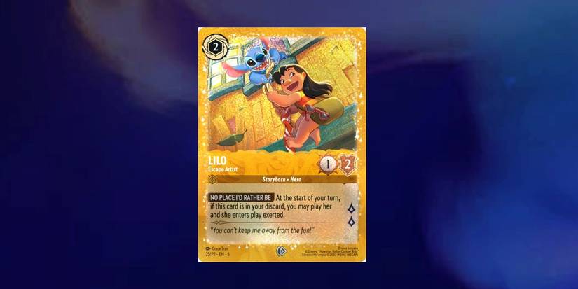 Lilo Promo Card Disney Lorcana