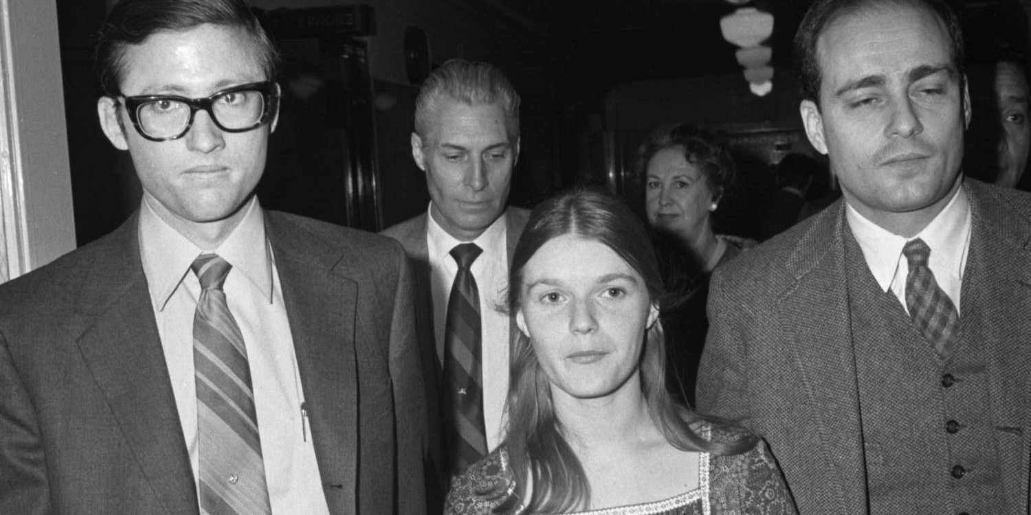 Linda Kasabian being led through by legal attornies