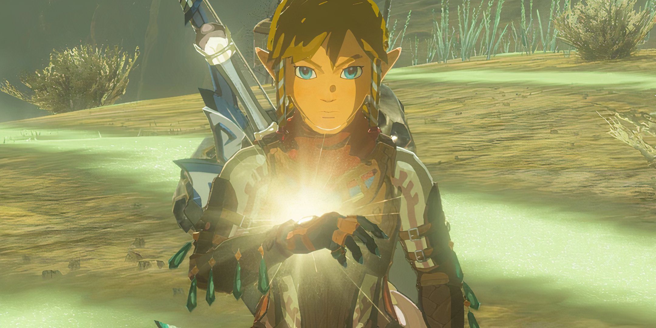 Link decked out in armor in Tears of the Kingdom.