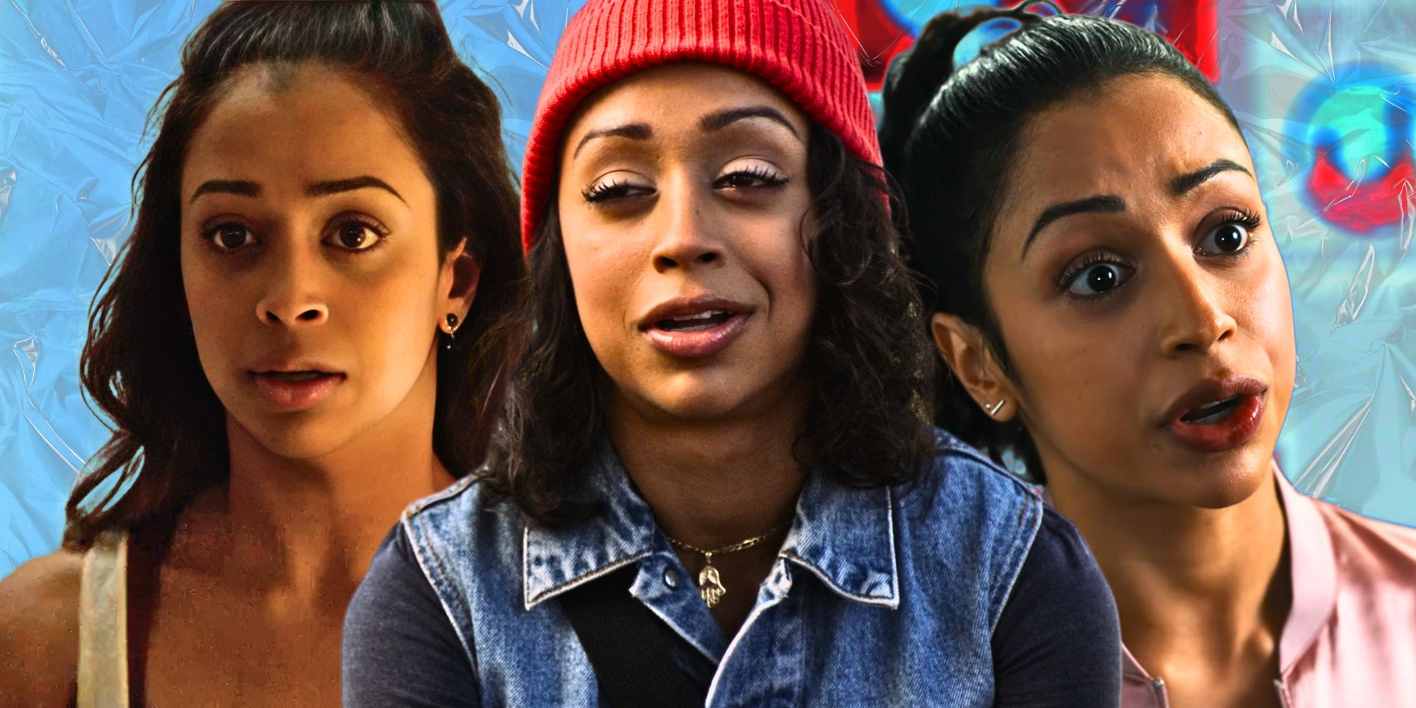 blended image of Liza Koshy in Work It, Freakish, and Liza on Demand