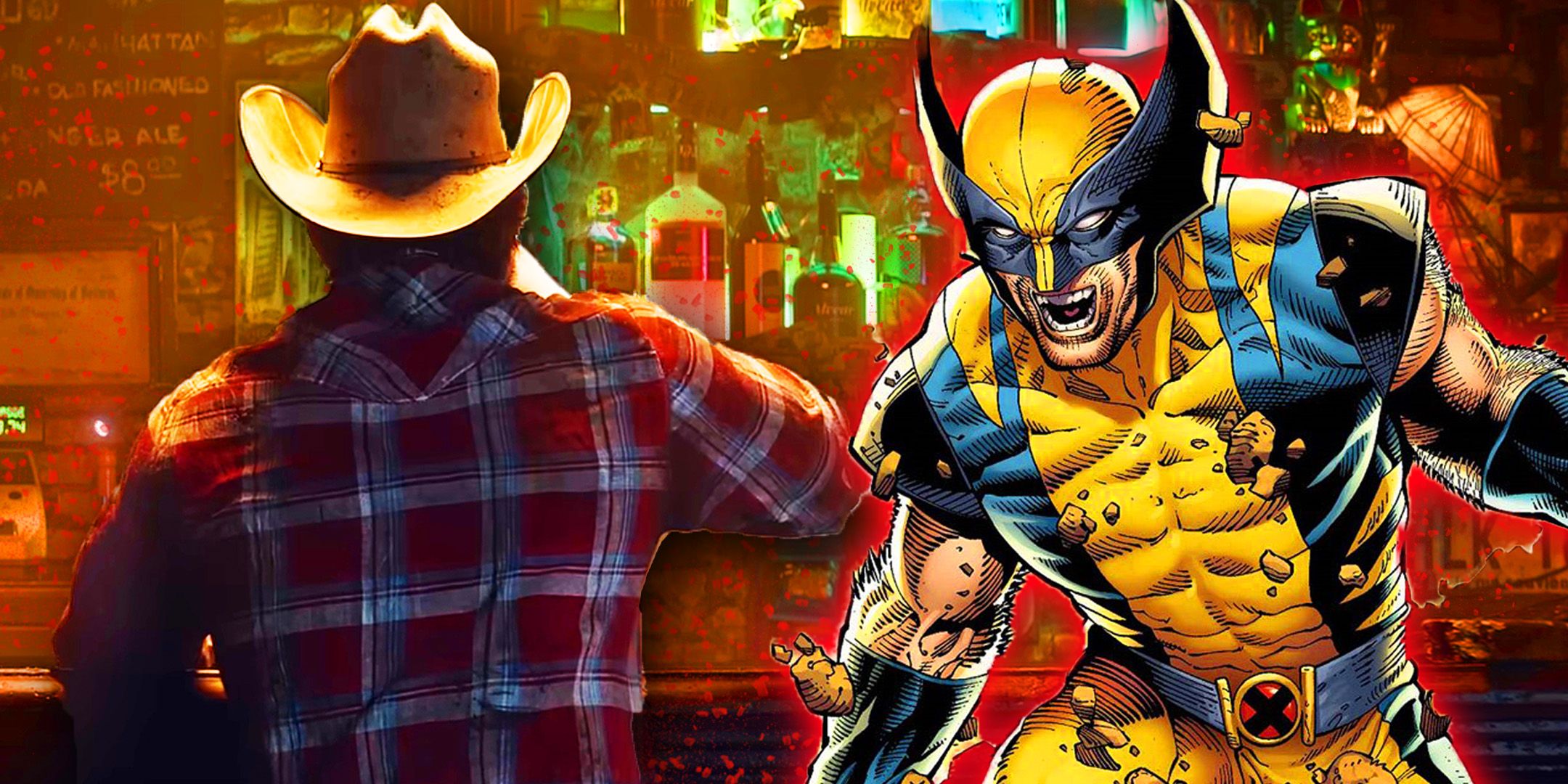 Logan and Wolverine next to each other
