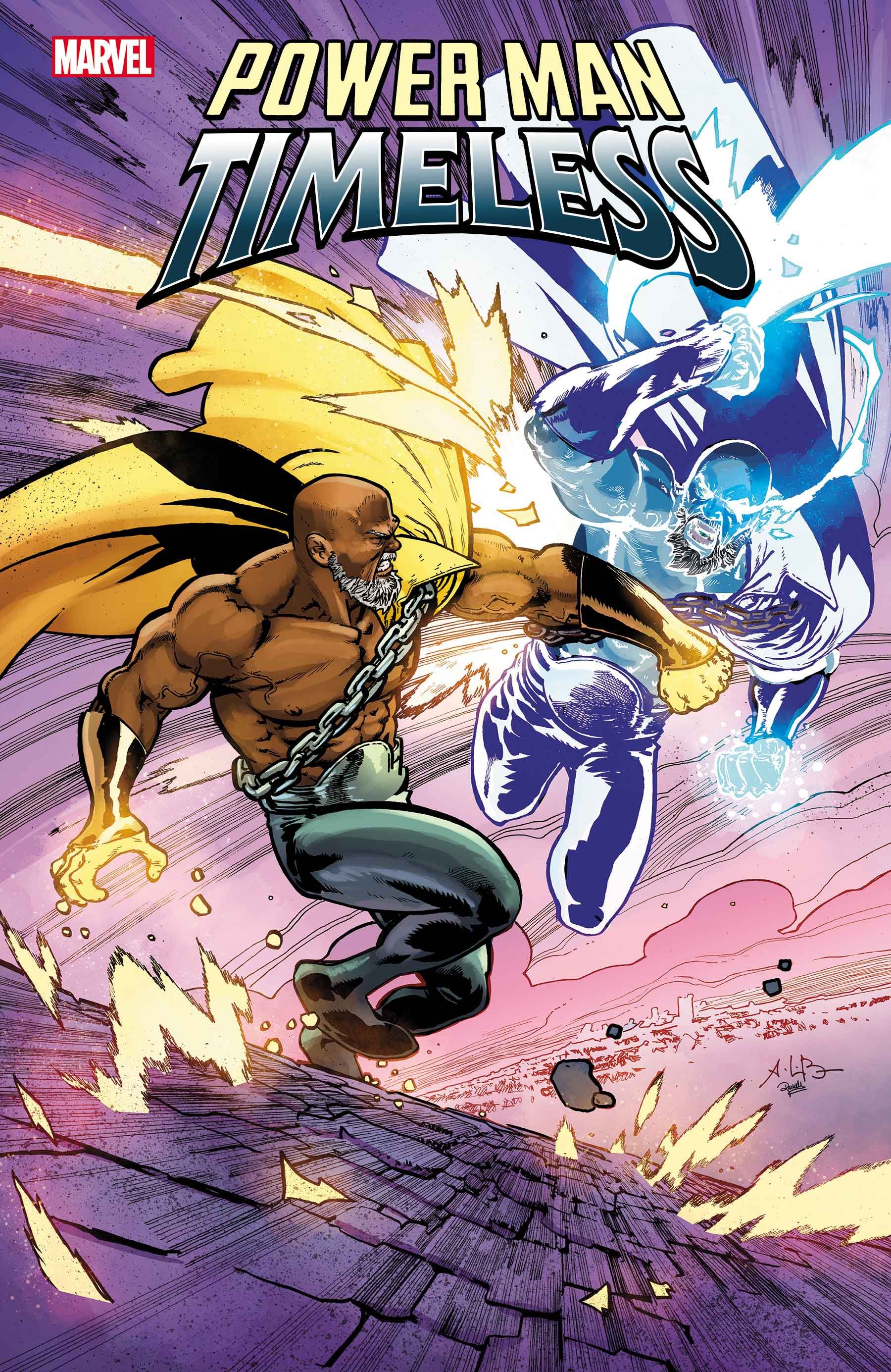 Luke Cage fights the Void on the cover to Power Man Timeless #4
