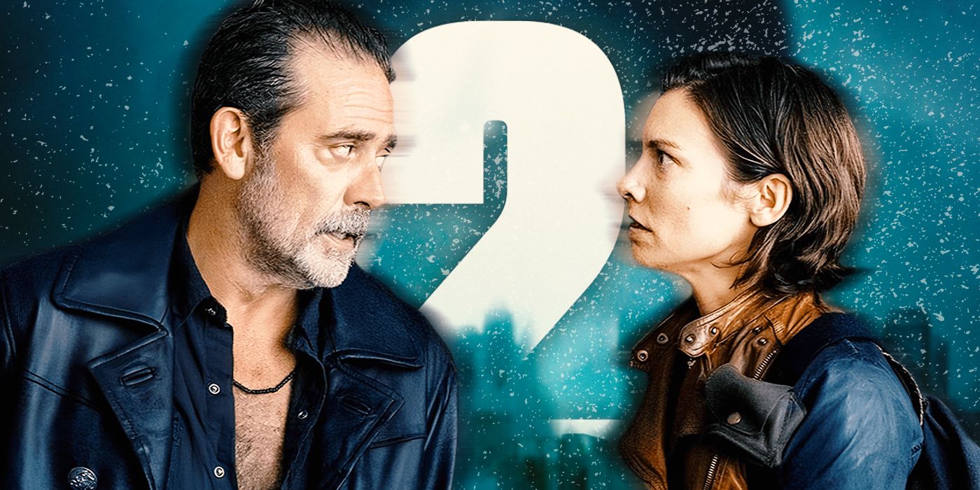 Maggie and Negan in The Walking Dead Dead City Looking at Each Other in Front of a 2