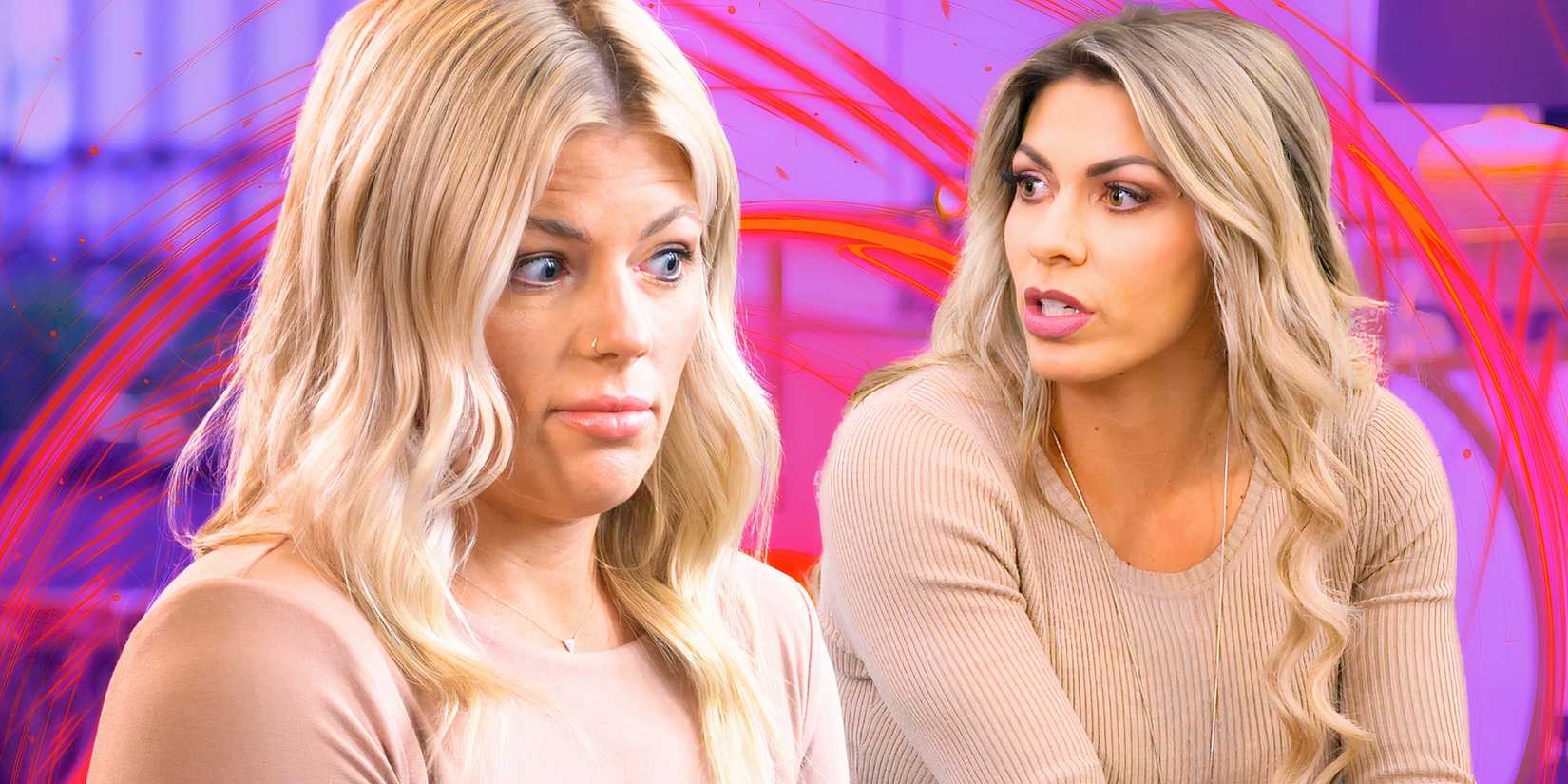image of Married At First Sight Season 18’s Madison Myers with Michelle Tomblin in beige tops