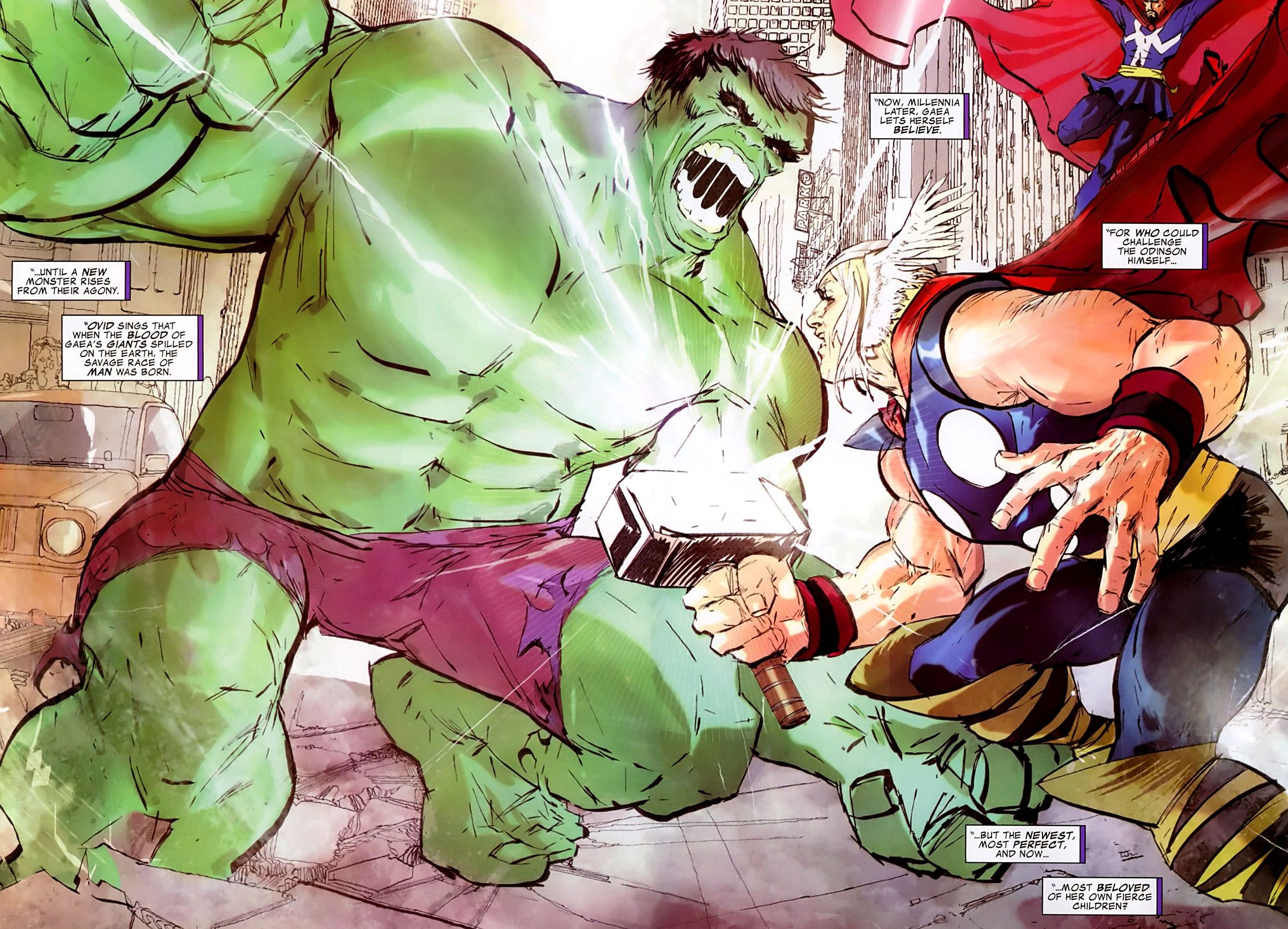 marvel gaea sees hulk as her son