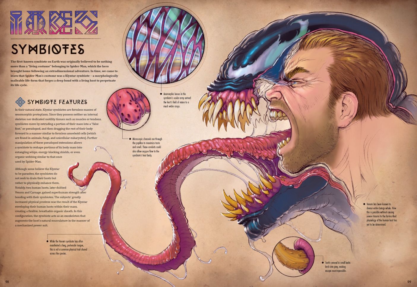 Marvel Venom Symbiote Anatomy Picture