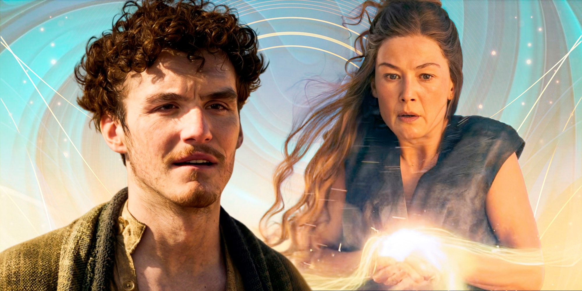 Mat Cauthon and Moiraine in The Wheel of Time