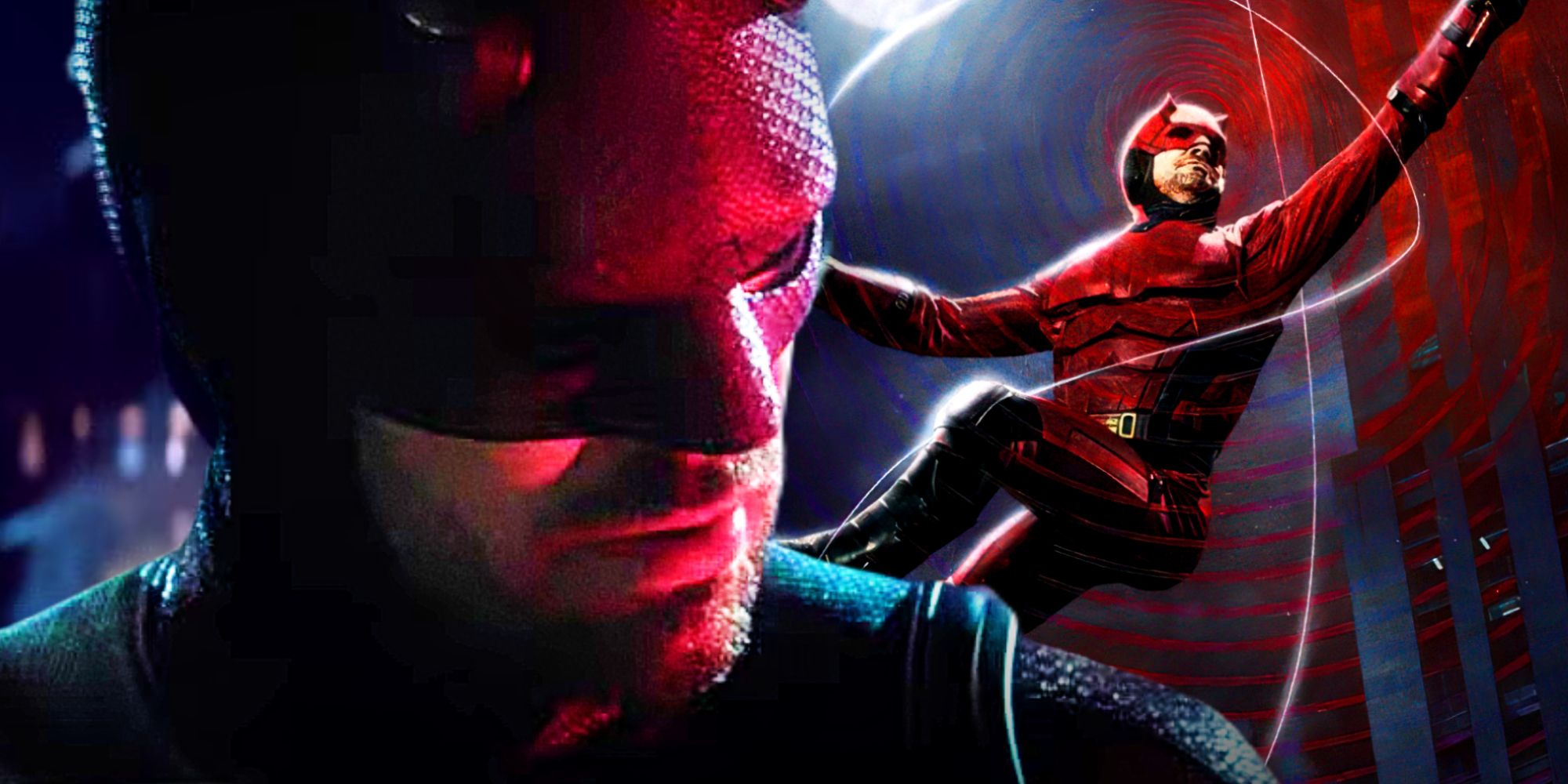 Matt Murdock uses his superhuman hearing abilities and acrobatic agility in the MCU's Daredevil_ Born Again