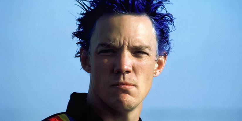 Matthew Lillard with blue hair in SLC Punk